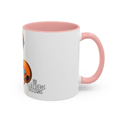 Accent Coffee Mug-Doodle Skull