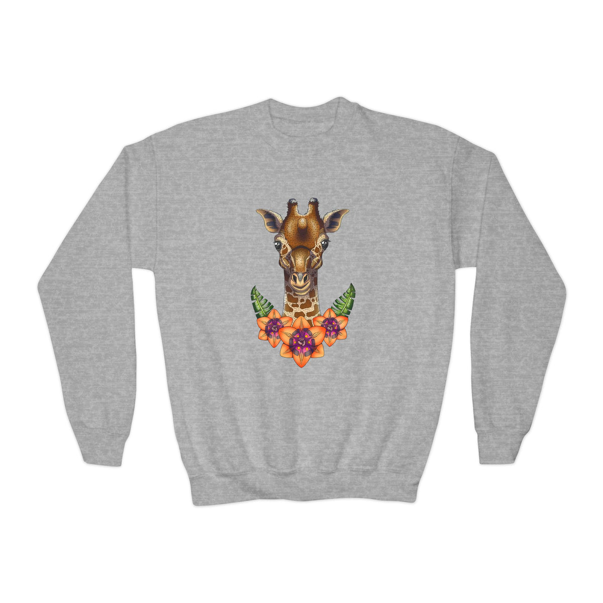 Giraffe Youth Crewneck Sweatshirt
