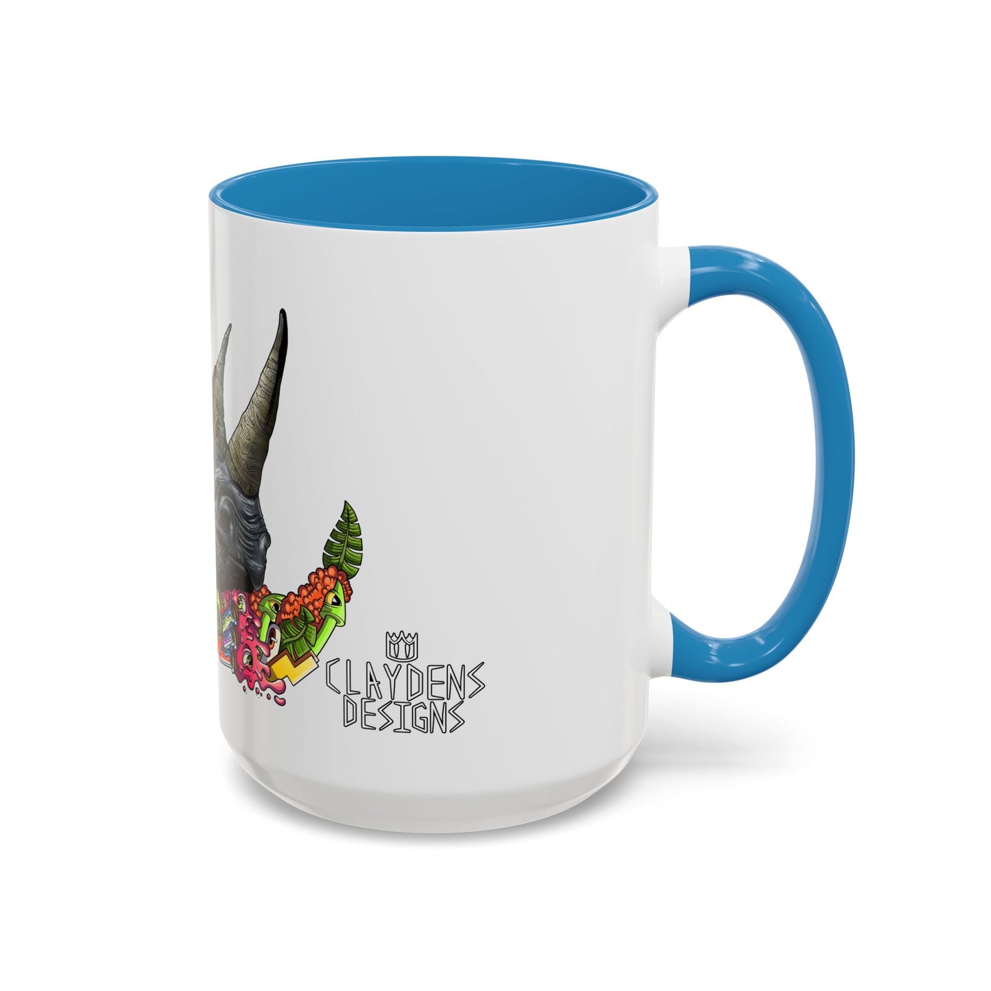 Accent Coffee Mug-Doodle Rhino