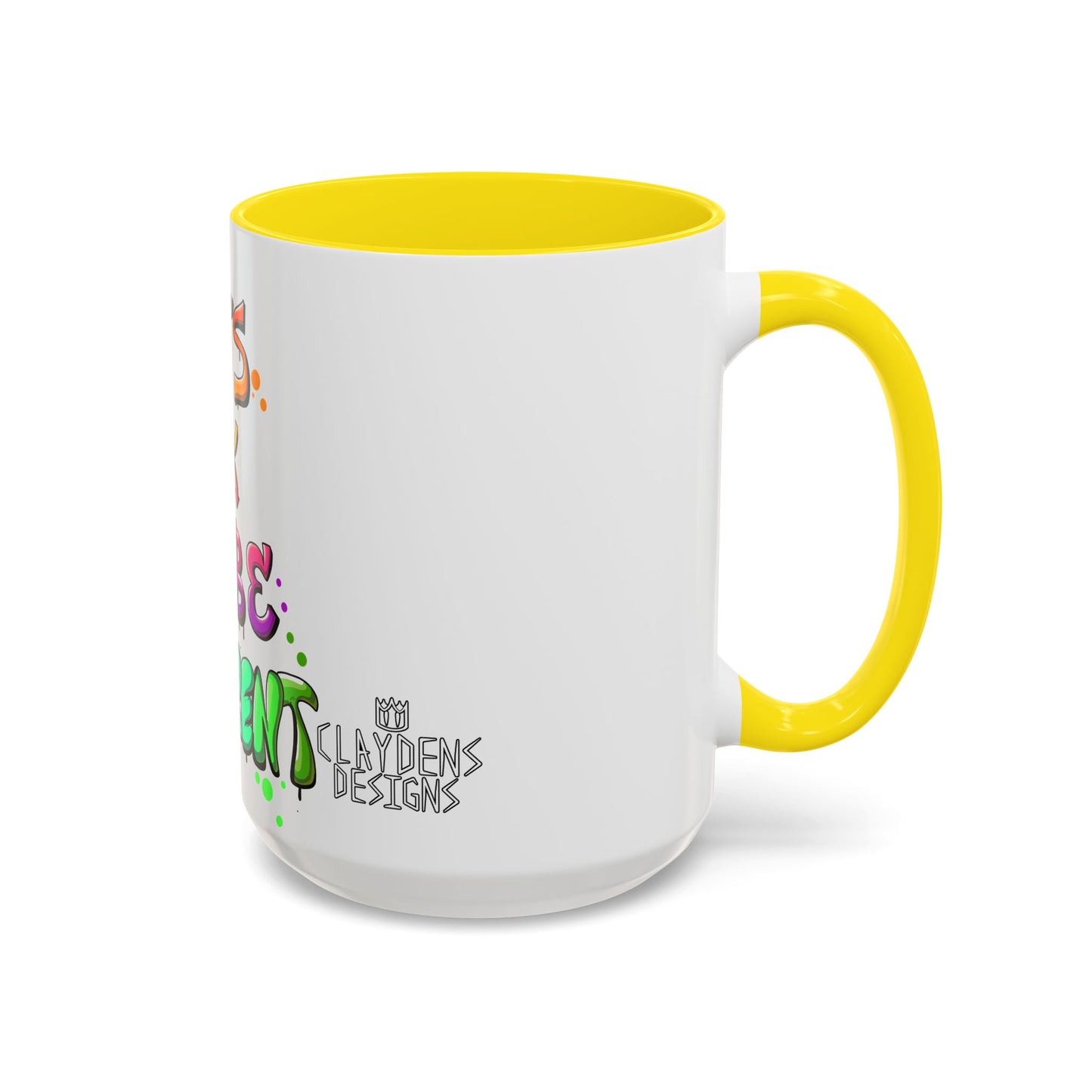 Accent Coffee Mug-Doodle It's OK