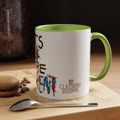 Accent Coffee Mug-Doodle It's OK to be Different