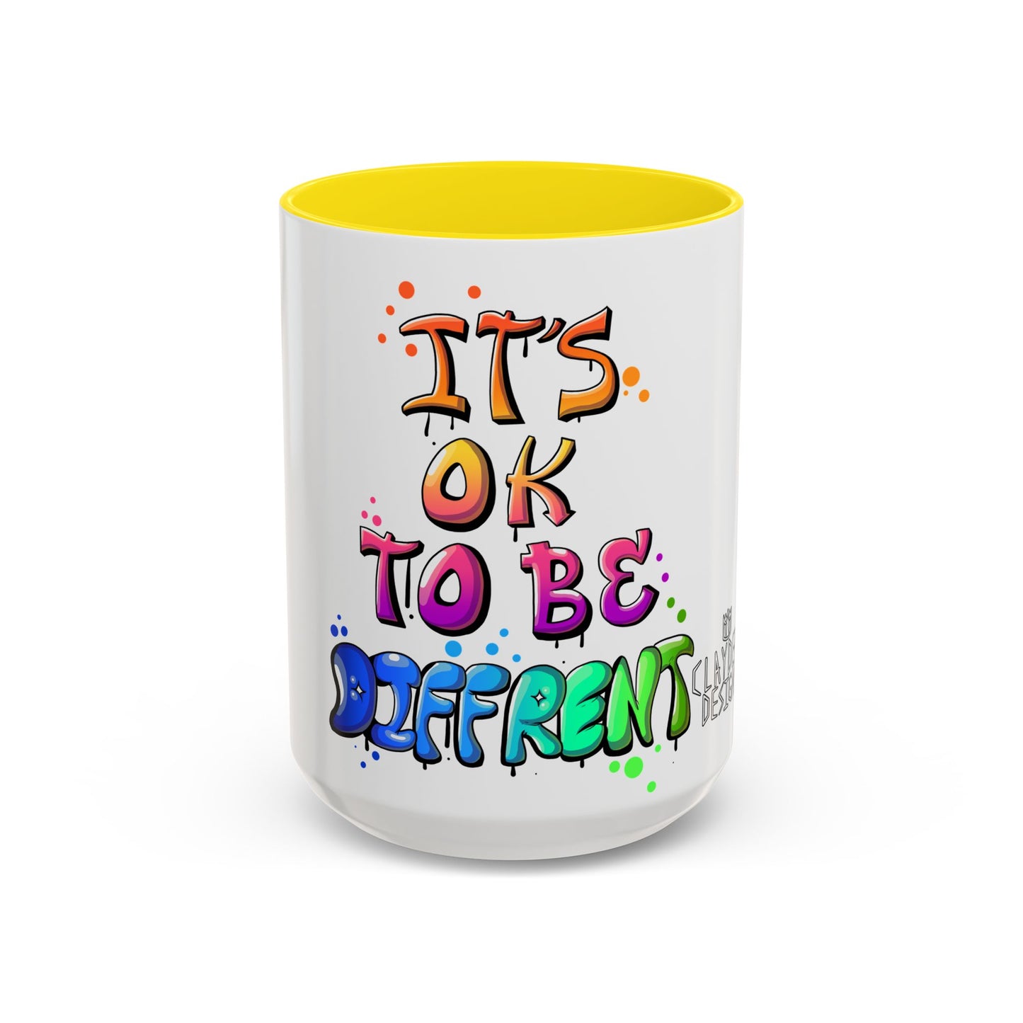 Accent Coffee Mug-Doodle It's OK