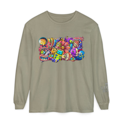 Unisex Garment-dyed Long Sleeve T-Shirt