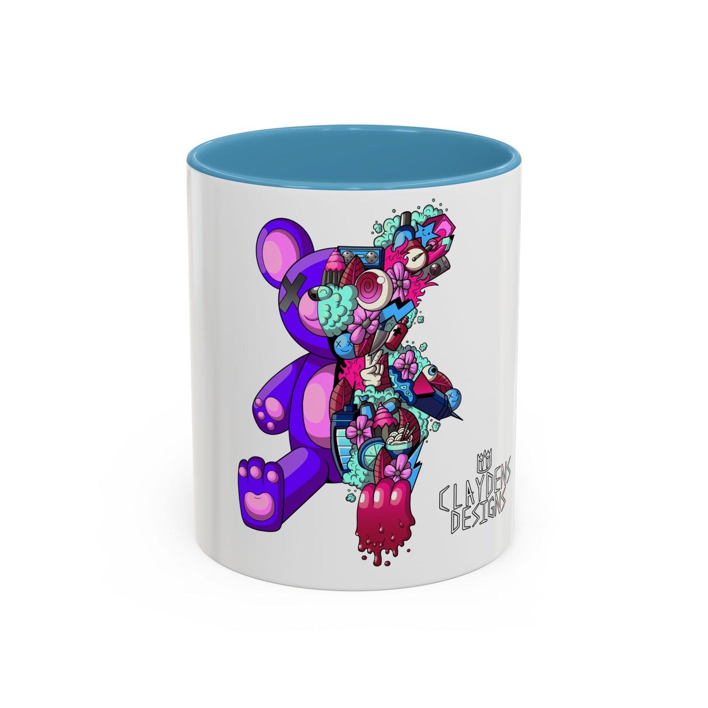 Accent Coffee Mug-Doodle Teddy