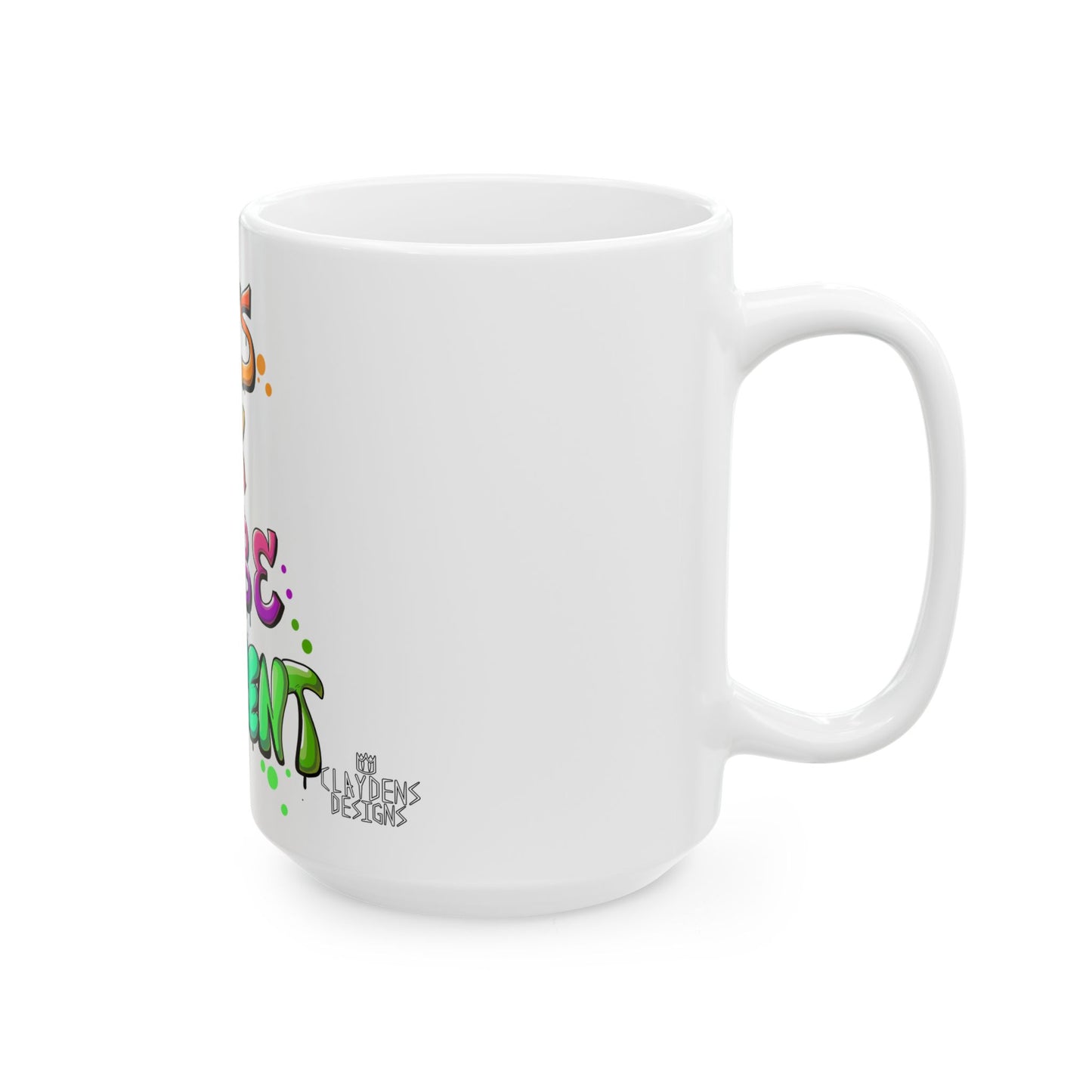 Ceramic Mug, (15oz)