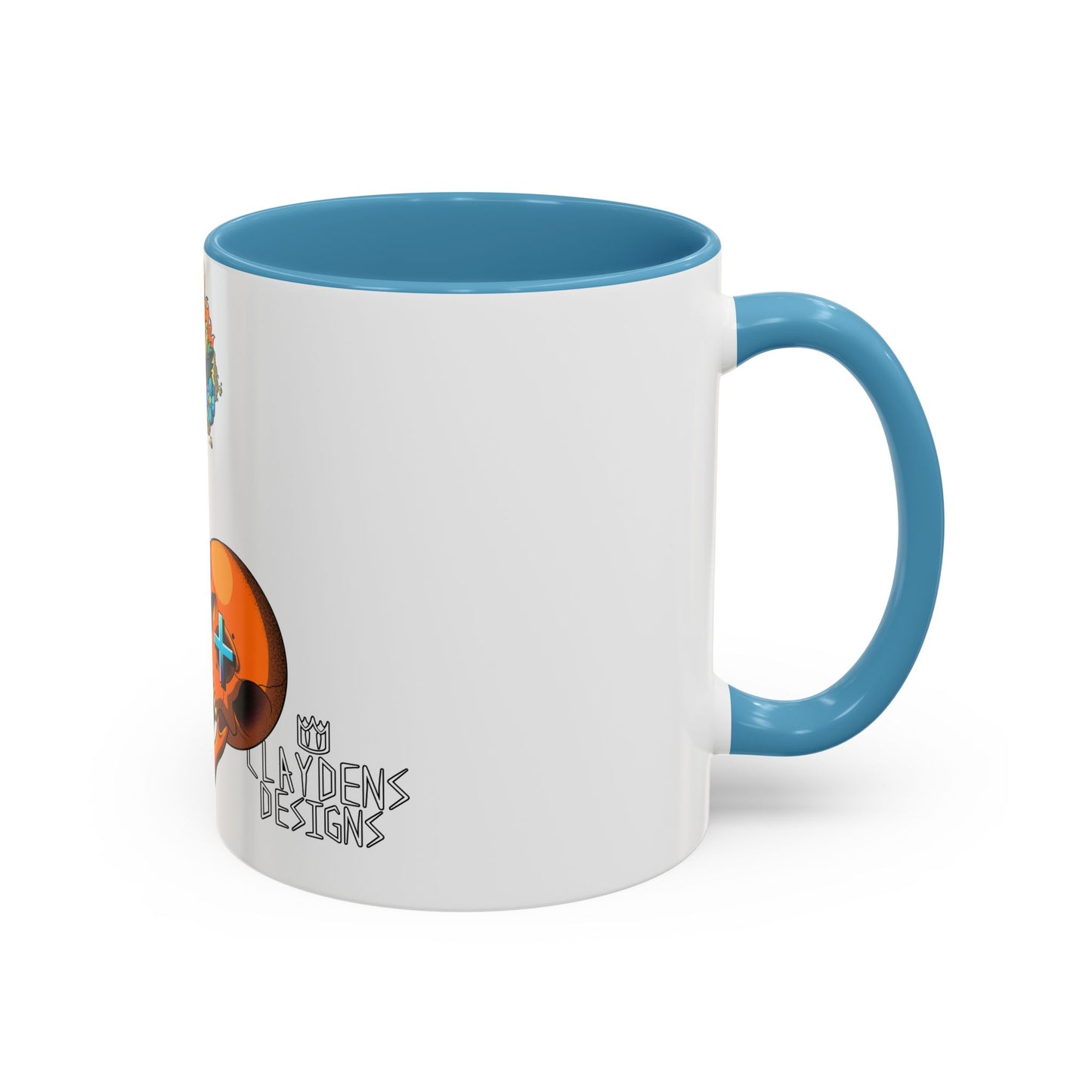 Accent Coffee Mug-Doodle Skull