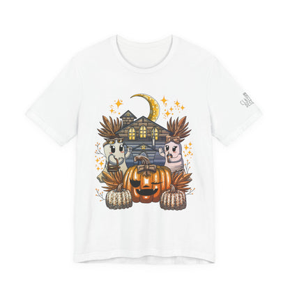 Halloween Pumpkin Unisex Jersey Short Sleeve Tee