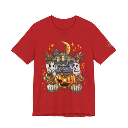 Halloween Pumpkin Unisex Jersey Short Sleeve Tee