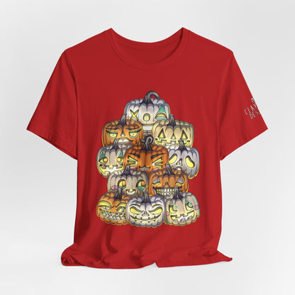 Halloween Pumpkin Unisex Jersey Short Sleeve Tee