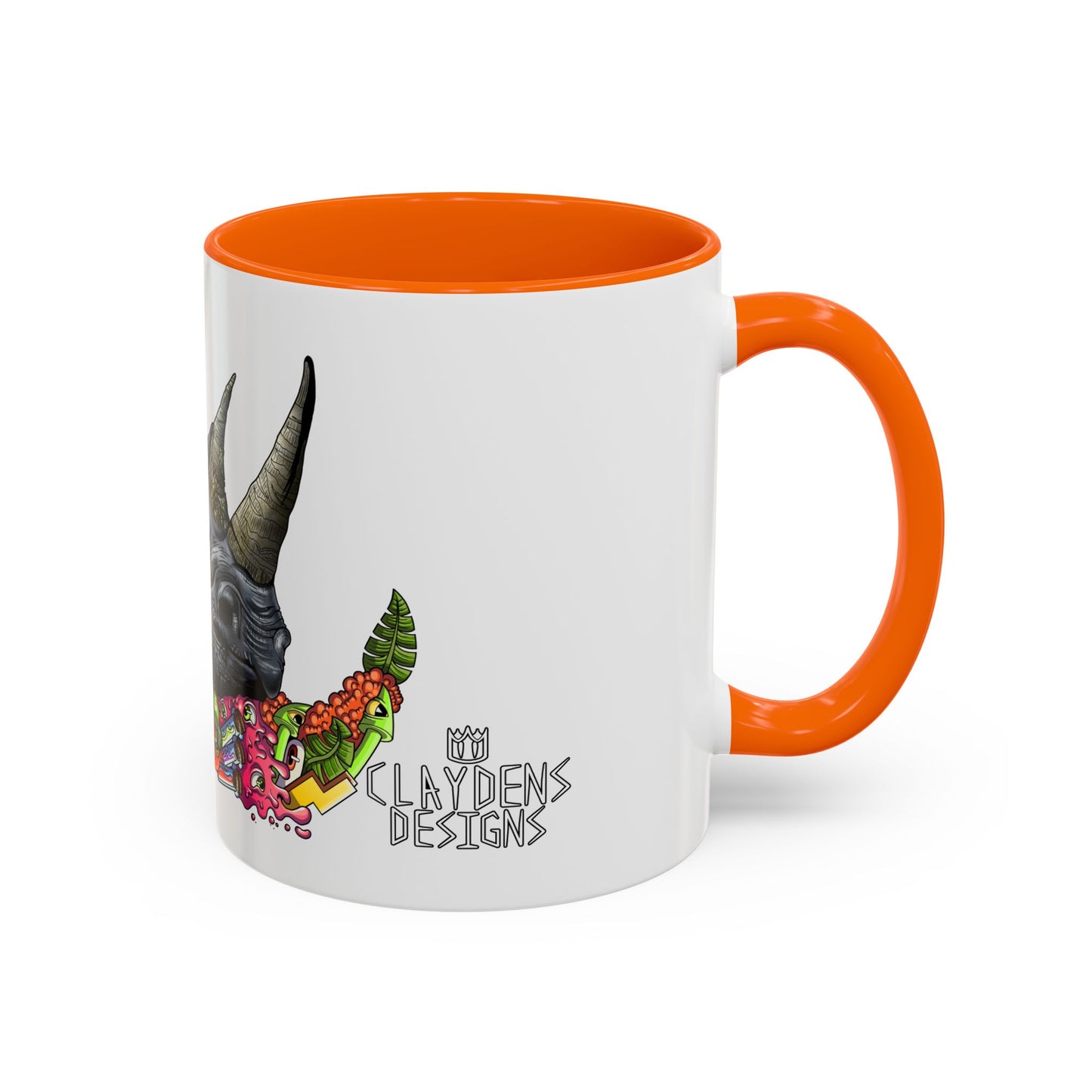 Accent Coffee Mug-Doodle Rhino