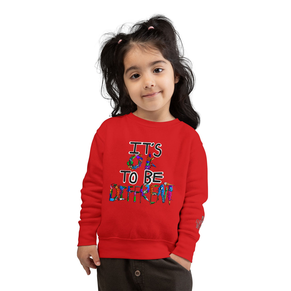 Toddler Sweatshirt-It's OK to be Different