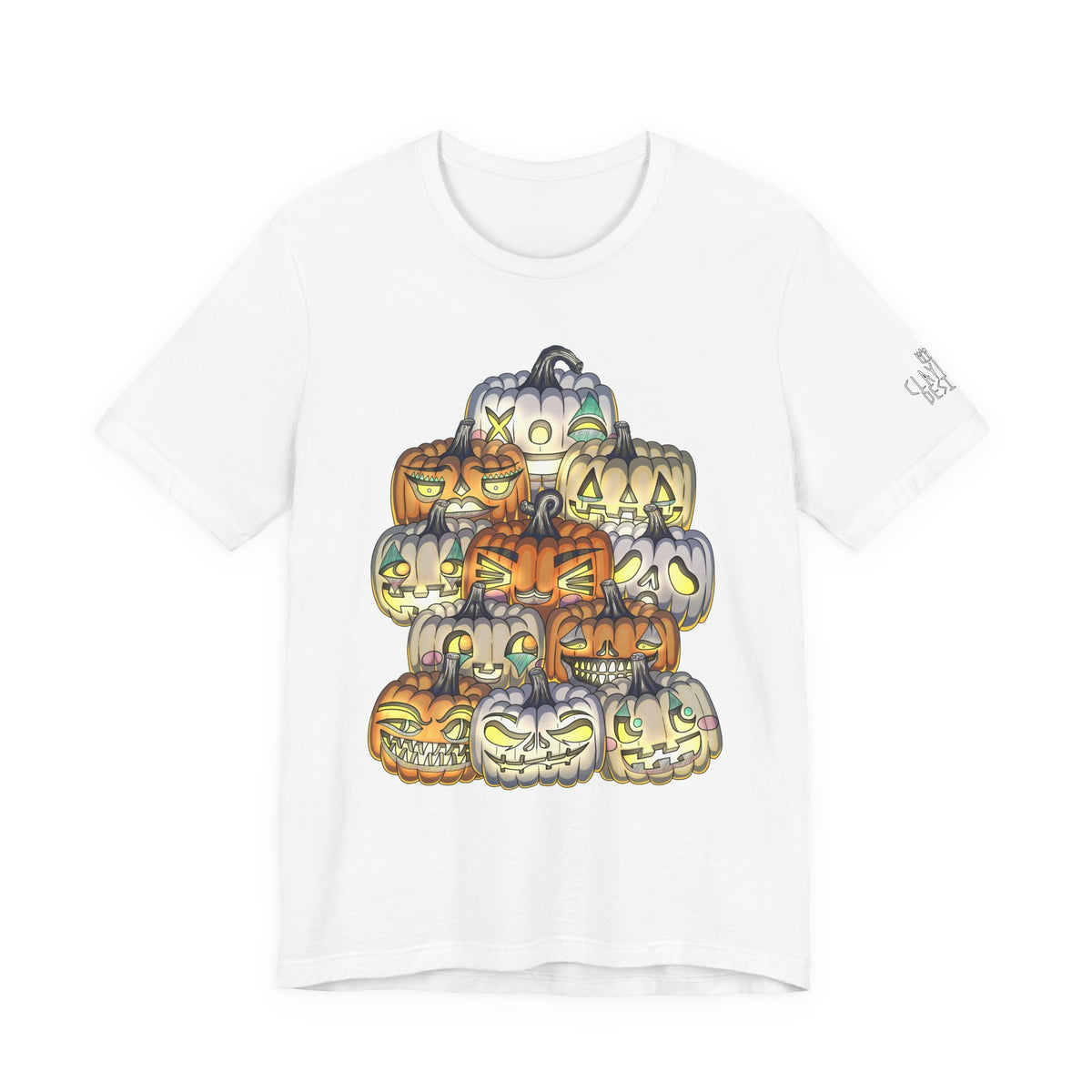 Halloween Pumpkin Unisex Jersey Short Sleeve Tee