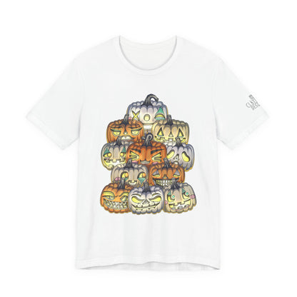 Halloween Pumpkin Unisex Jersey Short Sleeve Tee