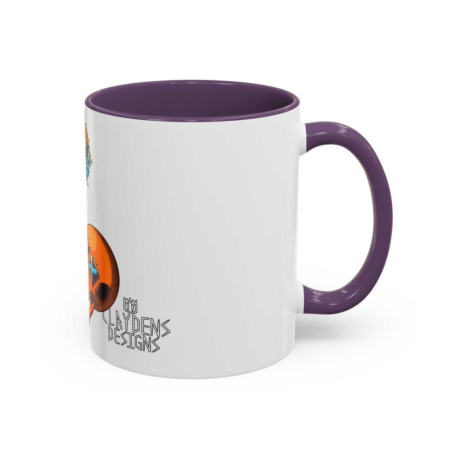 Accent Coffee Mug-Doodle Skull