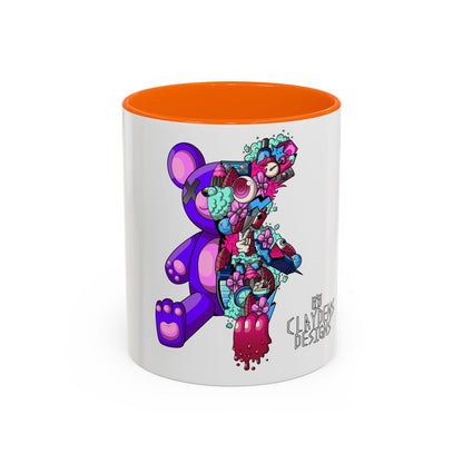 Accent Coffee Mug-Doodle Teddy