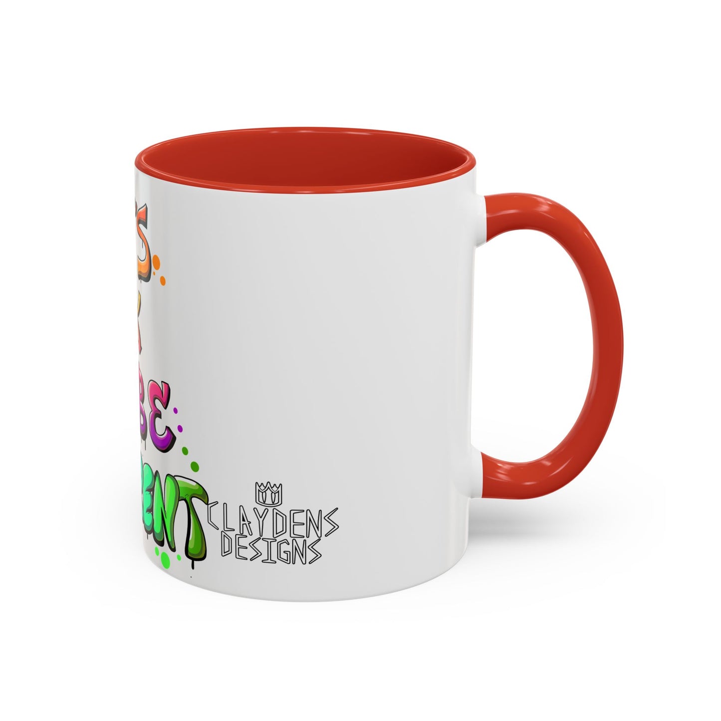 Accent Coffee Mug-Doodle It's OK