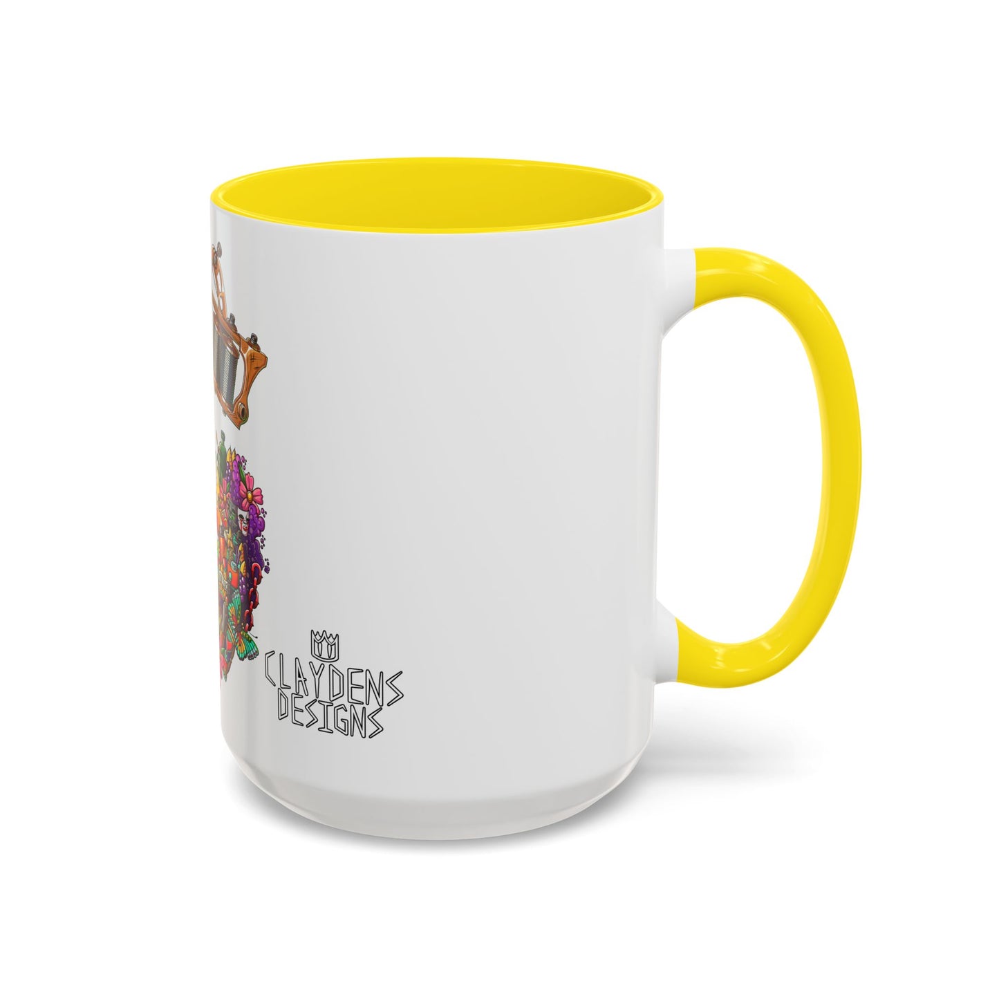 Accent Coffee Mug-Doodle Tattoo