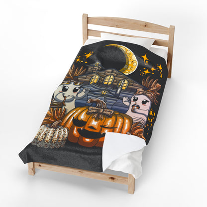 Halloween Velveteen Plush Blanket-60' x 80'