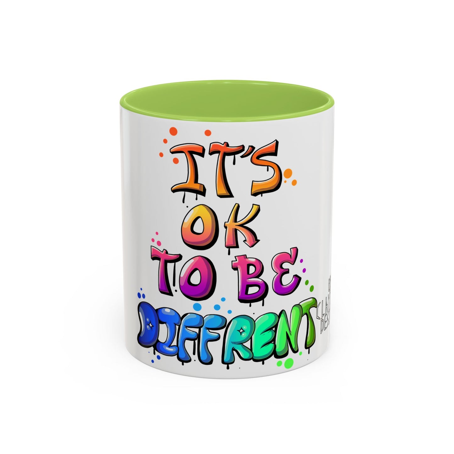 Accent Coffee Mug-Doodle It's OK
