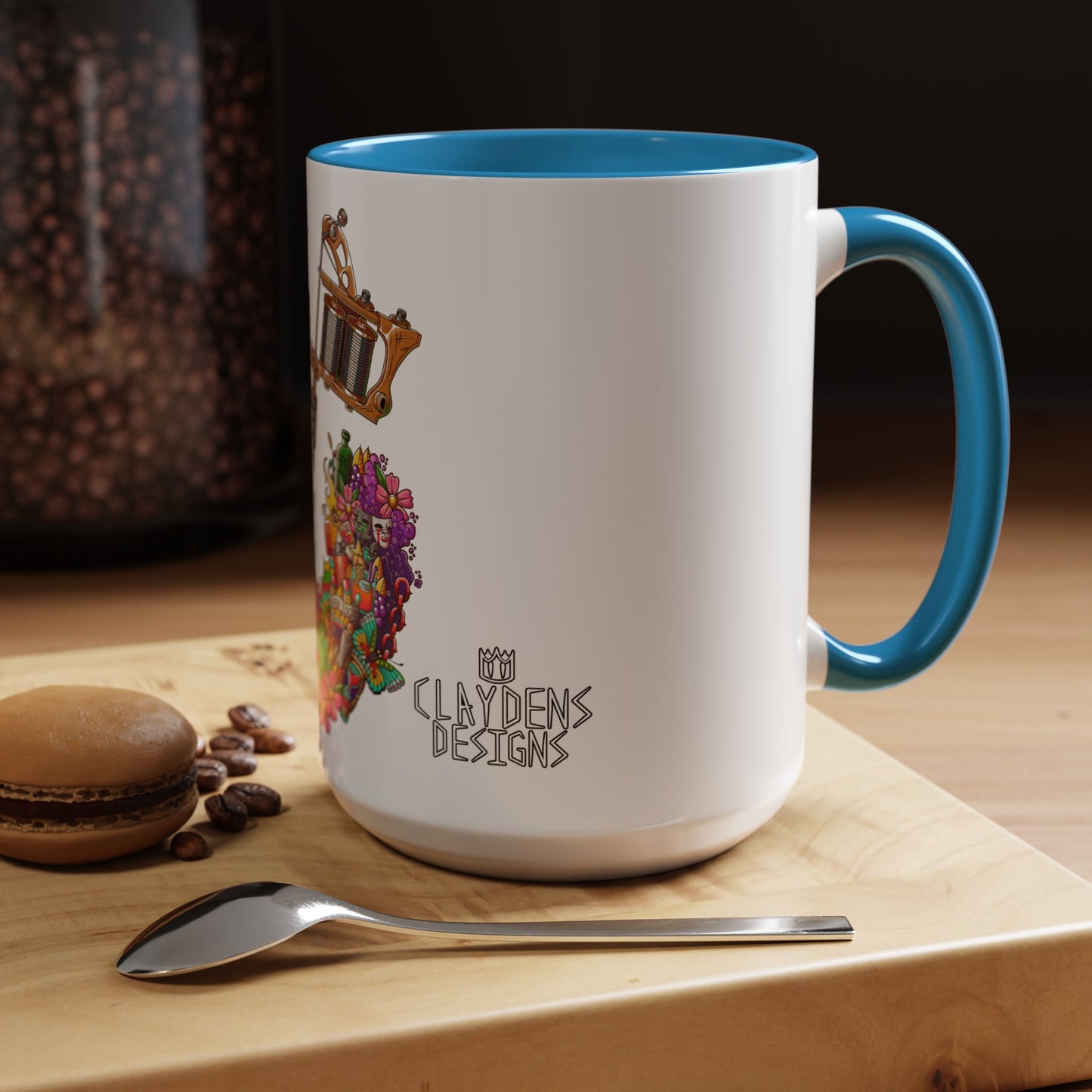 Accent Coffee Mug-Doodle Tattoo