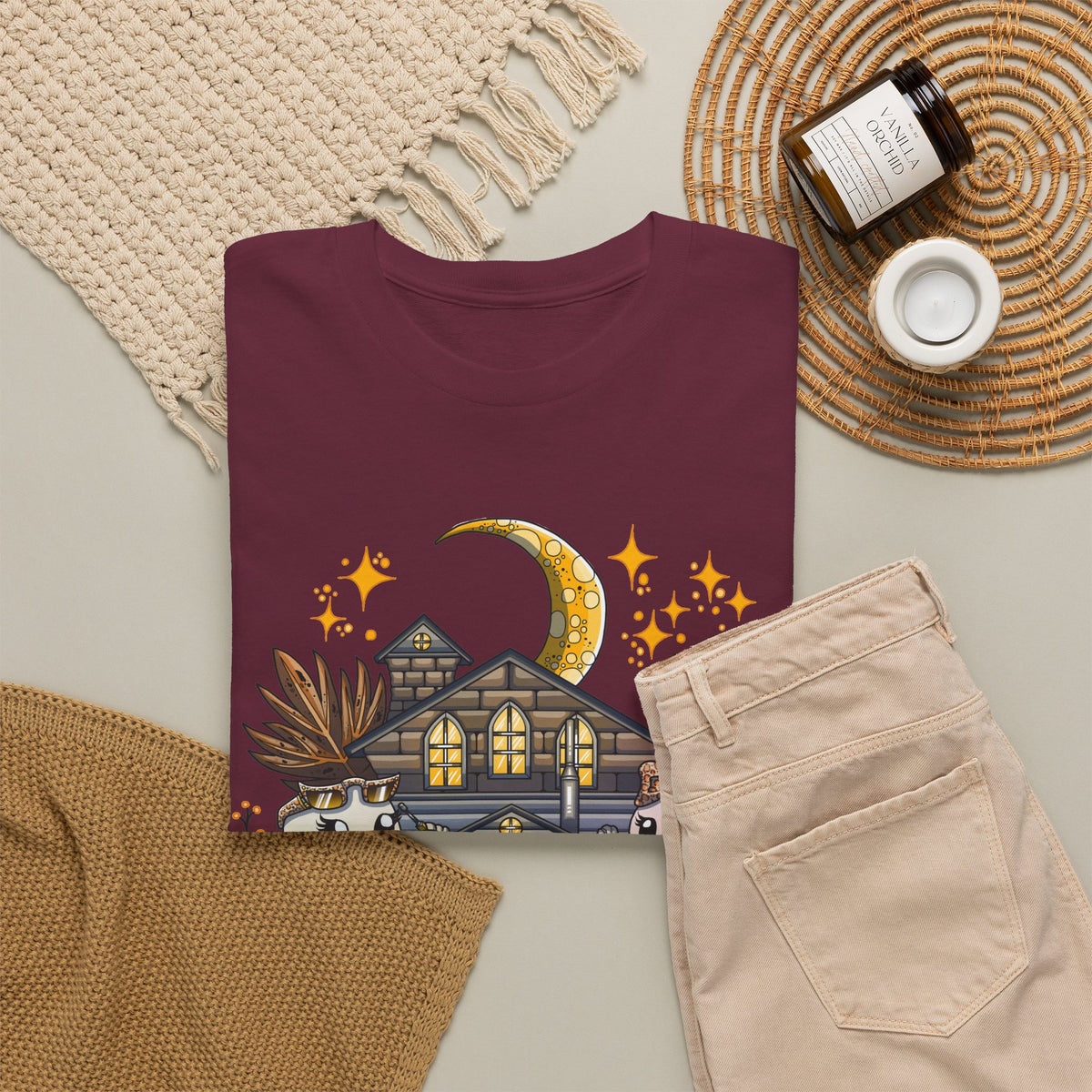 Adult Halloween Pumpkin Unisex Heavy Cotton Tee