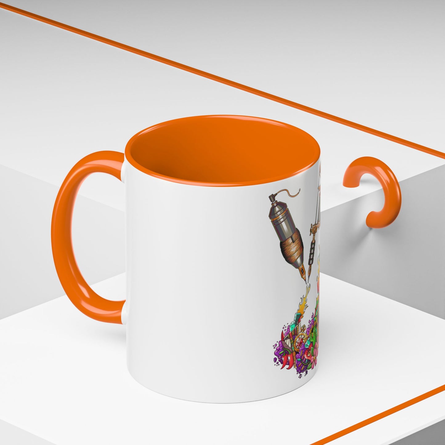 Accent Coffee Mug-Doodle Tattoo