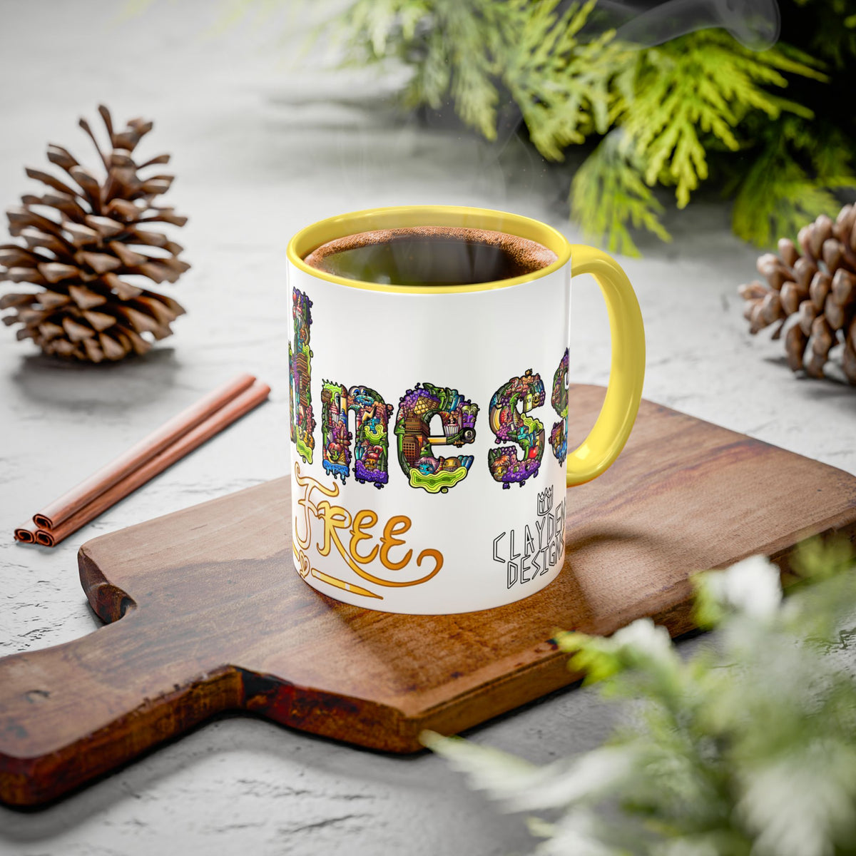 Kindness is Free Colorful Mugs (11oz, 15oz)