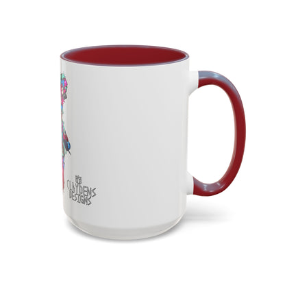 Accent Coffee Mug-Doodle Teddy
