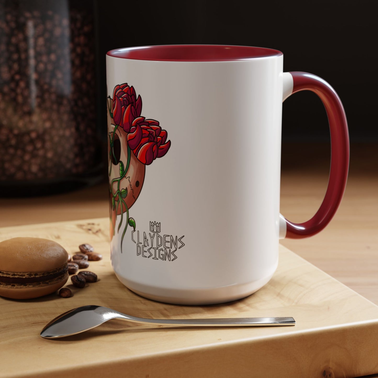Accent Coffee Mug-Skull design