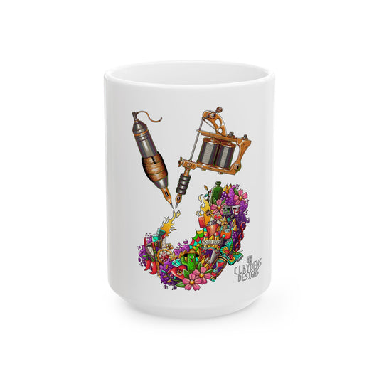 Ceramic Mug, (15oz)