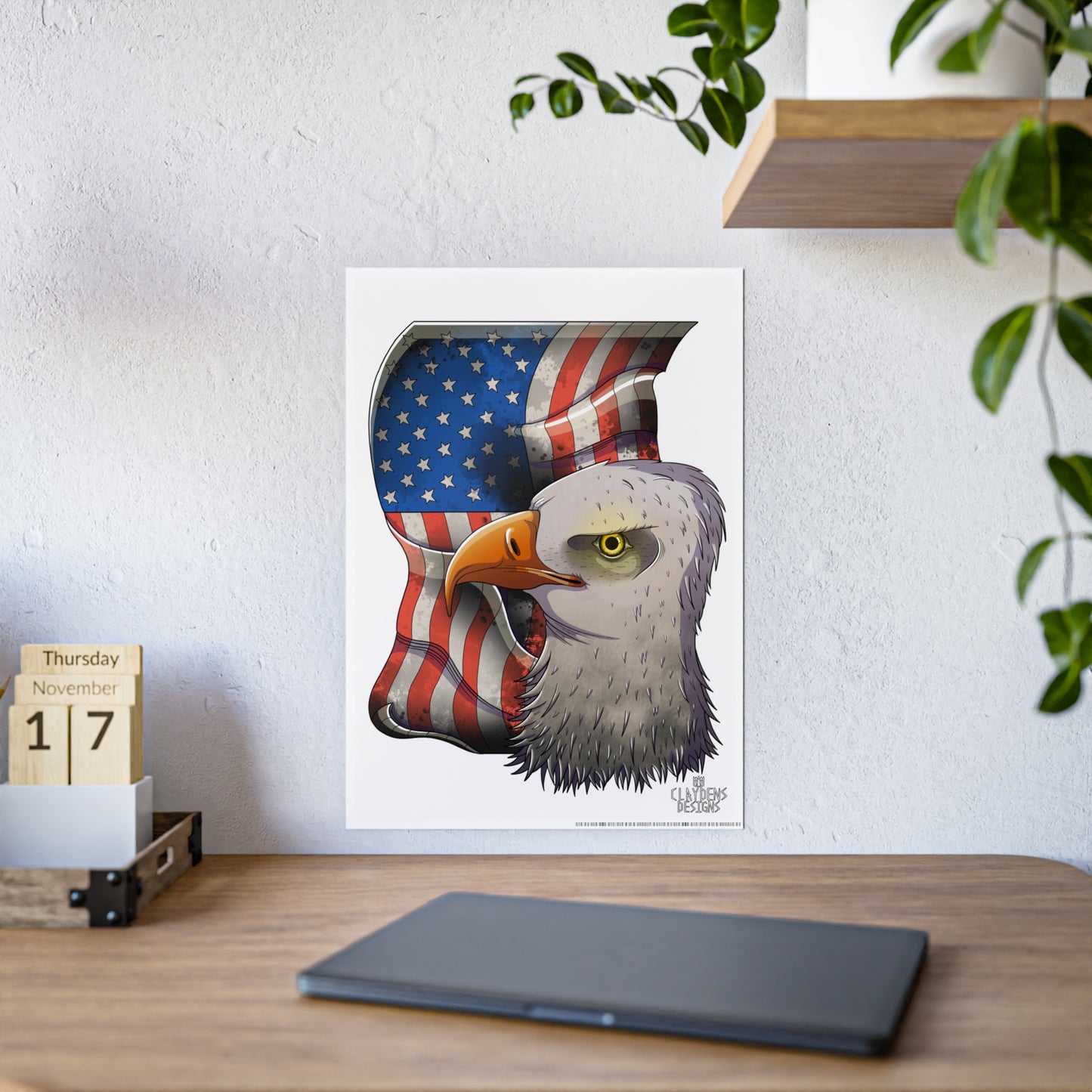 American Eagle Gloss Poster