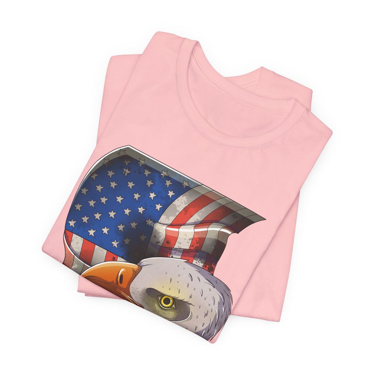 Bella+Canvas Unisex Jersey Short Sleeve Tee with print on sleeve