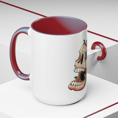 Accent Coffee Mug-Skull design