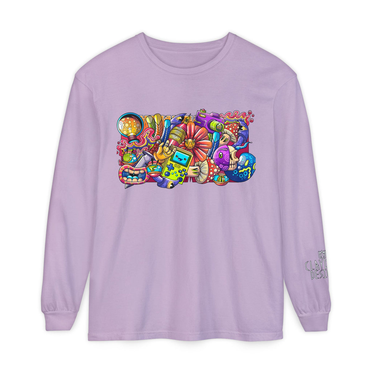 Unisex Garment-dyed Long Sleeve T-Shirt