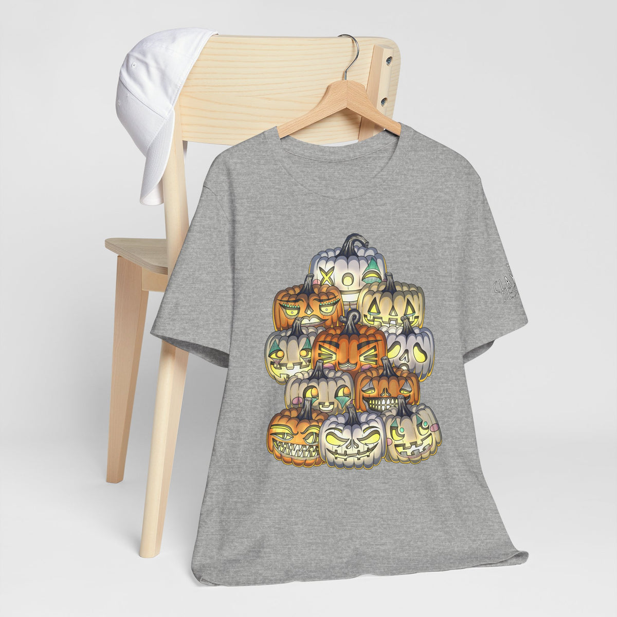 Halloween Pumpkin Unisex Jersey Short Sleeve Tee
