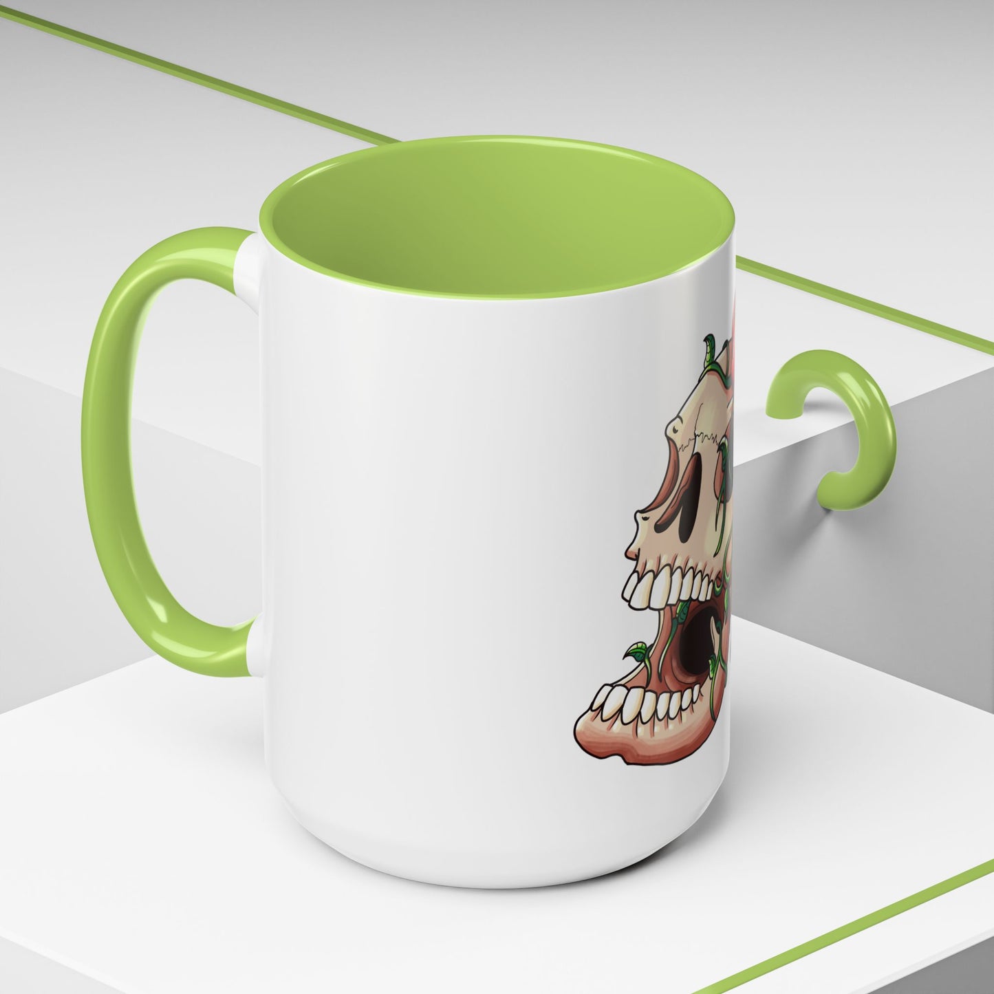 Accent Coffee Mug-Skull design