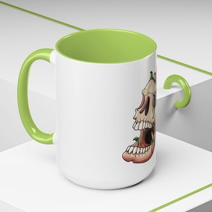Accent Coffee Mug-Skull design