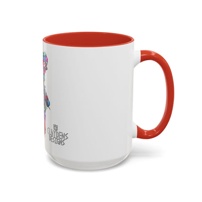 Accent Coffee Mug-Doodle Teddy