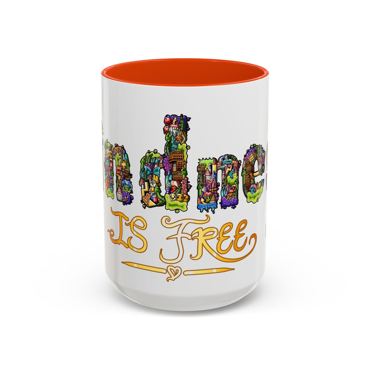 Kindness is Free Colorful Mugs (11oz, 15oz)