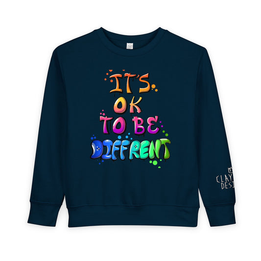 Toddler Sweatshirt-It's OK to be Different