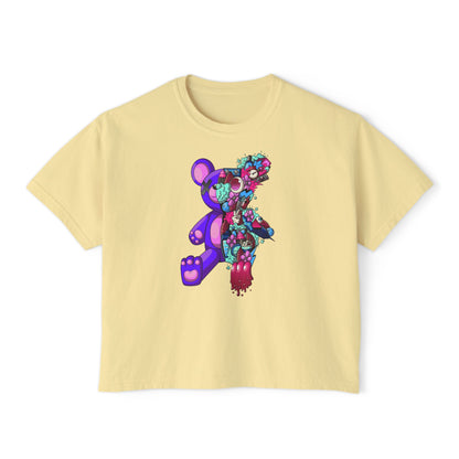 Women's Boxy Tee-Doodle Teddy