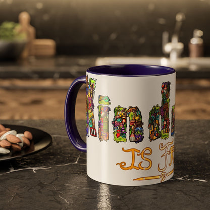 Kindness is Free Colorful Mugs (11oz, 15oz)