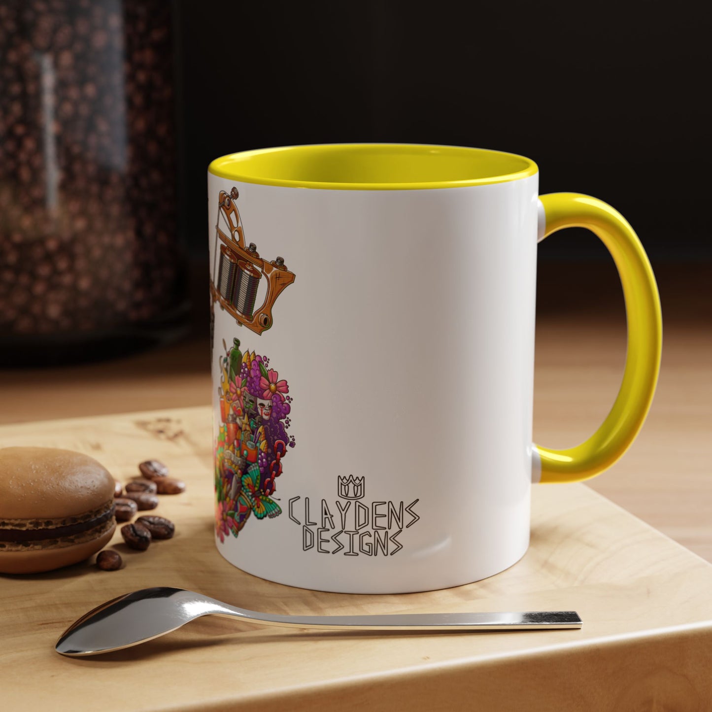 Accent Coffee Mug-Doodle Tattoo
