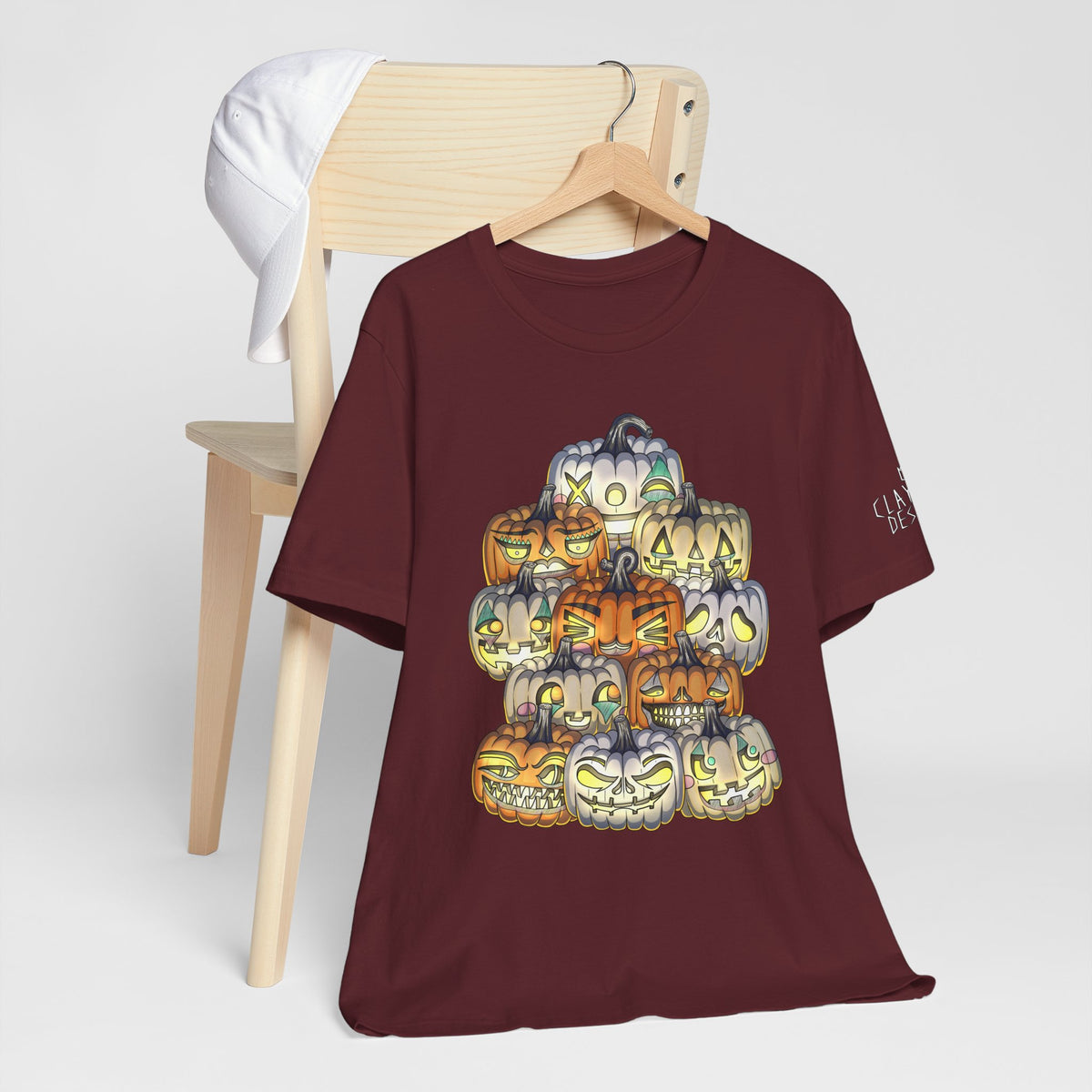 Halloween Pumpkin Unisex Jersey Short Sleeve Tee