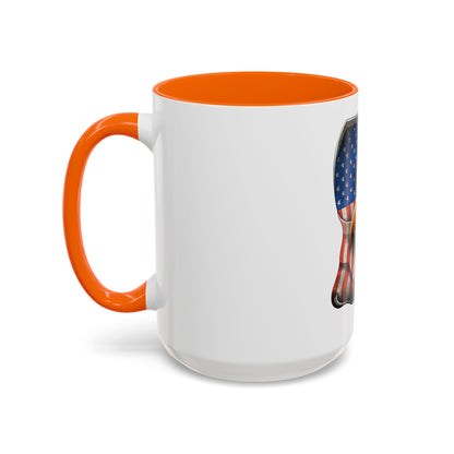 Accent Coffee Mug-American Flag