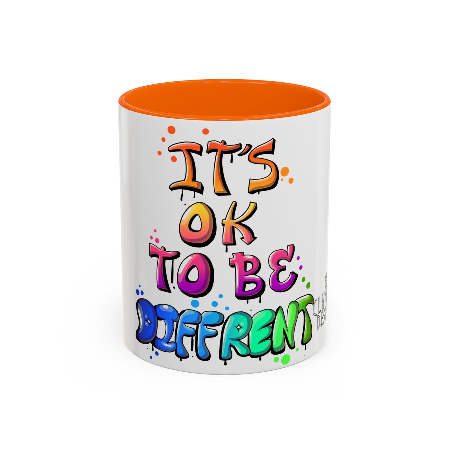 Accent Coffee Mug-Doodle It's OK