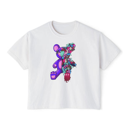 Women's Boxy Tee-Doodle Teddy