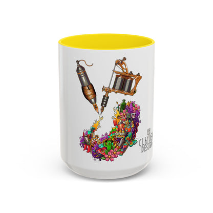 Accent Coffee Mug-Doodle Tattoo