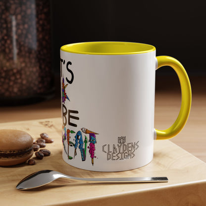 Accent Coffee Mug-Doodle It's OK to be Different
