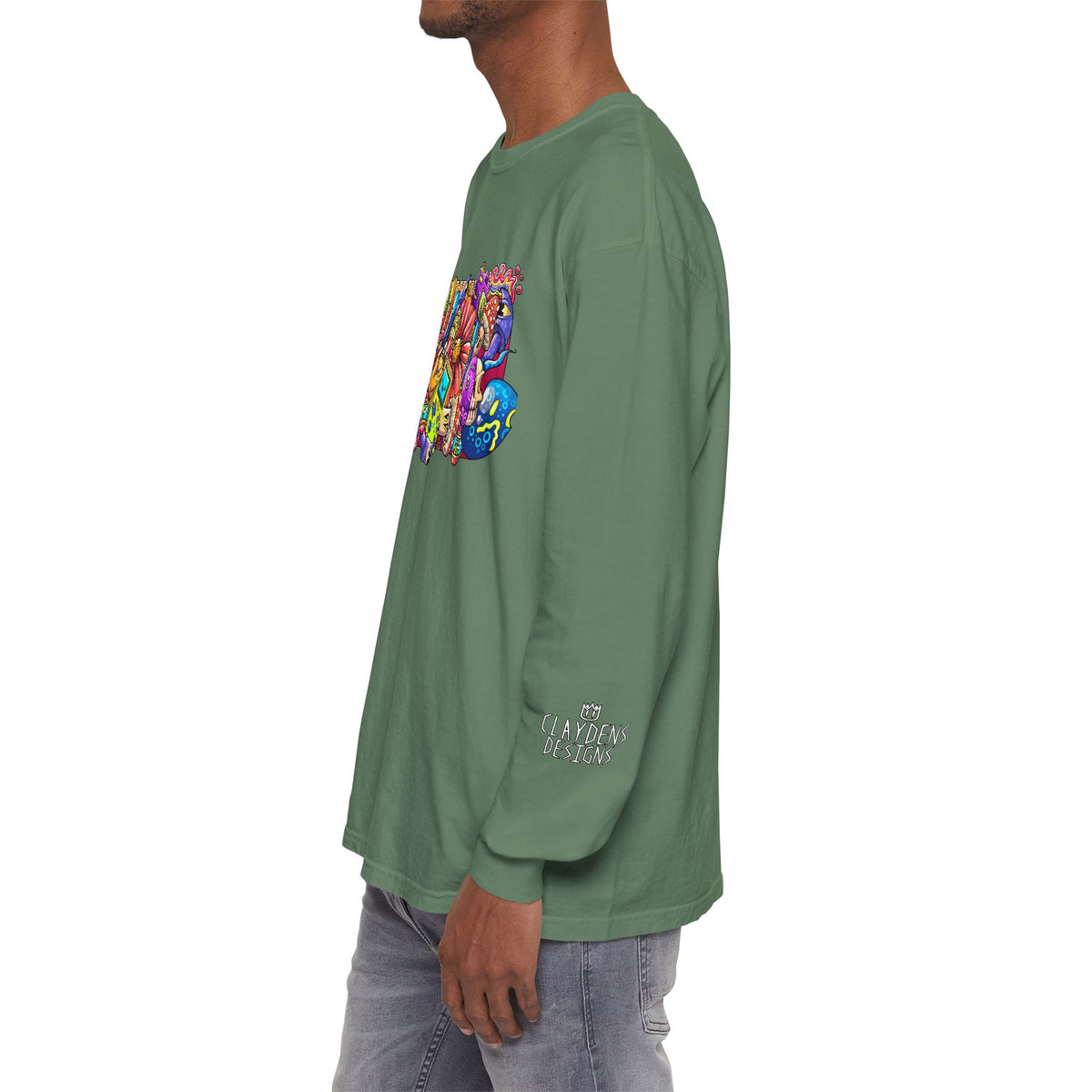 Unisex Garment-dyed Long Sleeve T-Shirt